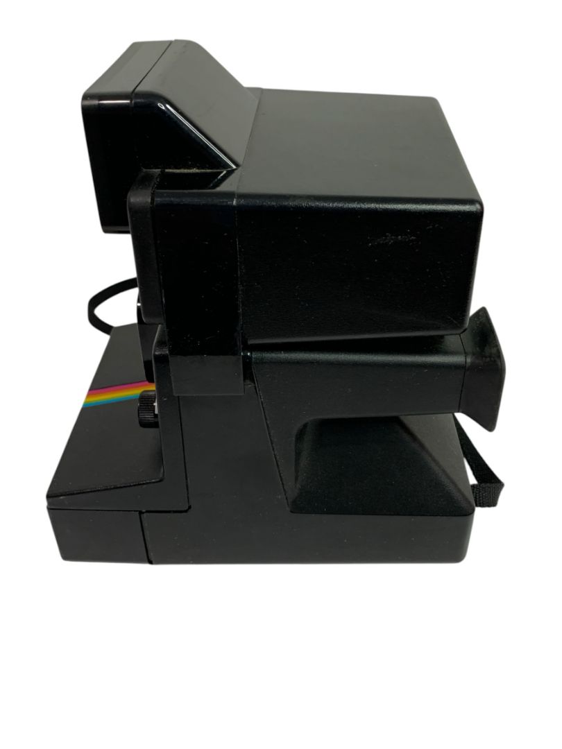 Polaroid One Step Plus Rainbow Land Camera with Q-Light Flash 2351 Untested