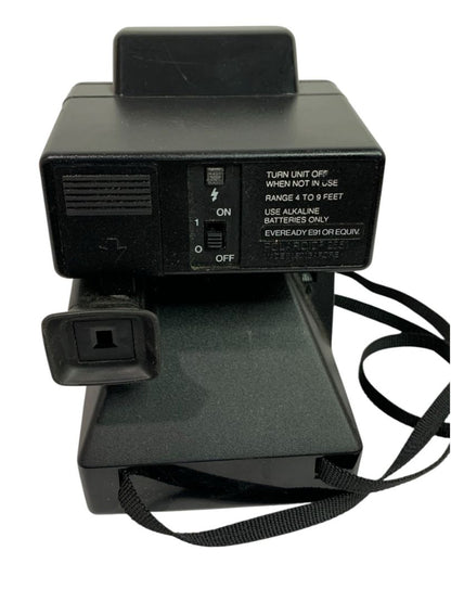 Polaroid One Step Plus Rainbow Land Camera with Q-Light Flash 2351 Untested