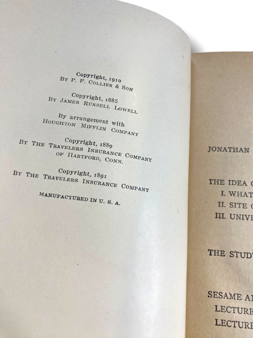 Harvard Classics 28 Essays English and American 1910 Hardcover Book Collier & Son