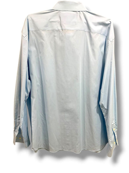 3XL Nautica Mens Button Down Dress Shirt Light Blue Wrinkle Resistant