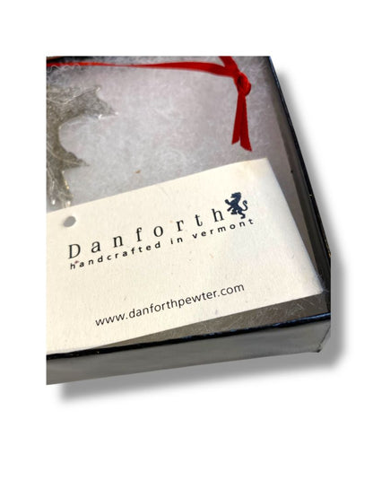 Danforth Handcrafted Pewter Holiday Ornament Oak Leaf 2.75"