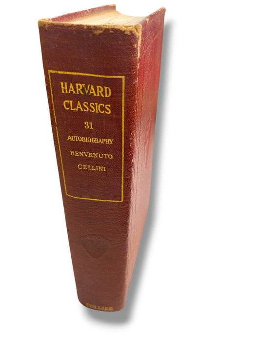 Harvard Classics 31 Autobiography Bevenuto Cellini 1910 Hardcover Book