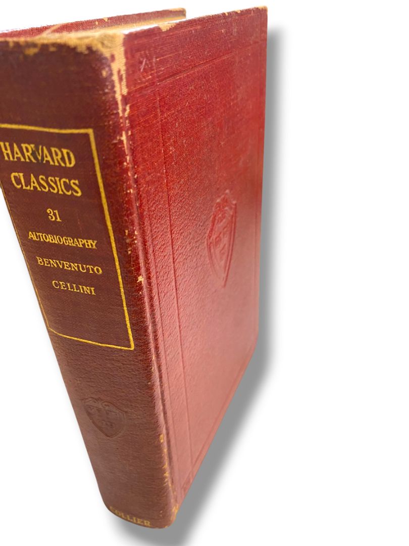 Harvard Classics 31 Autobiography Bevenuto Cellini 1910 Hardcover Book