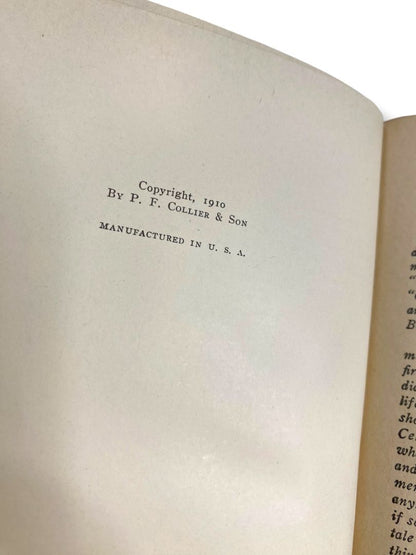 Harvard Classics 31 Autobiography Bevenuto Cellini 1910 Hardcover Book