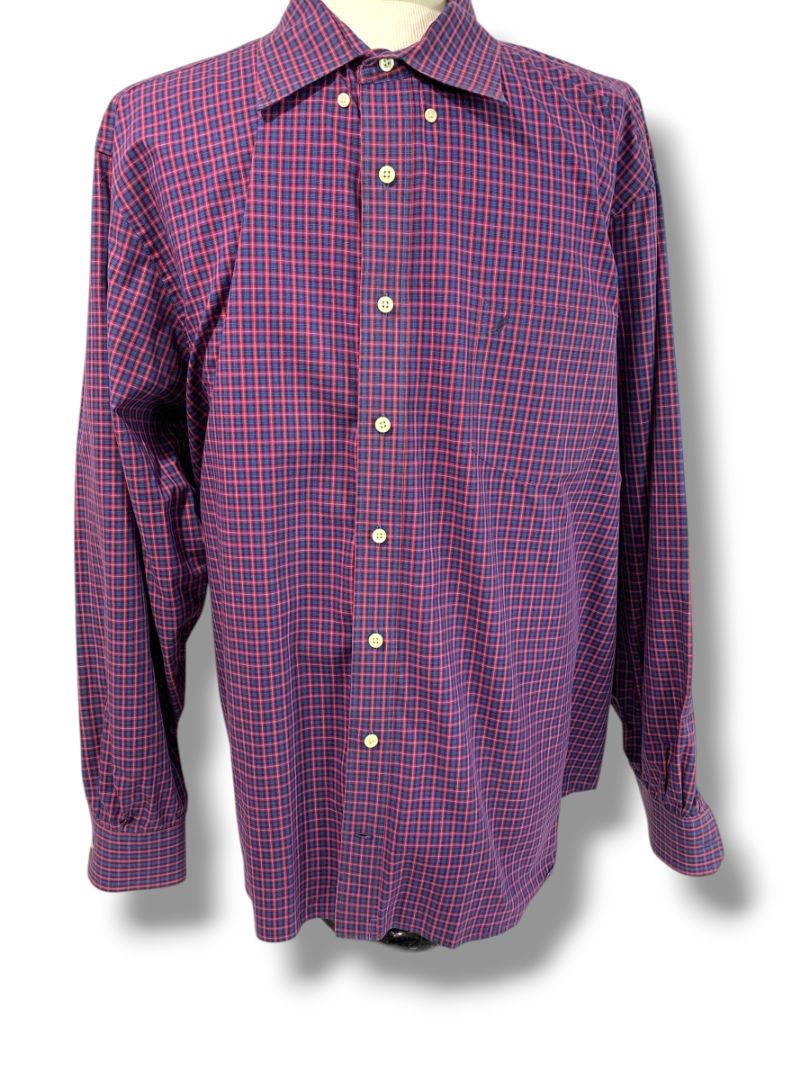 Size 3XL Nautica A Bit Trimmer Wrinkle Resistant Mens Button Up Dress Shirt