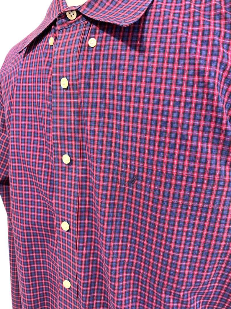 Size 3XL Nautica A Bit Trimmer Wrinkle Resistant Mens Button Up Dress Shirt