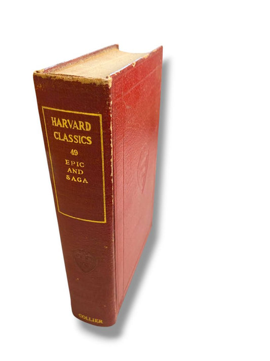 Harvard Classics 49 Epic and Saga 1910 Hardcover Book Collier & Son
