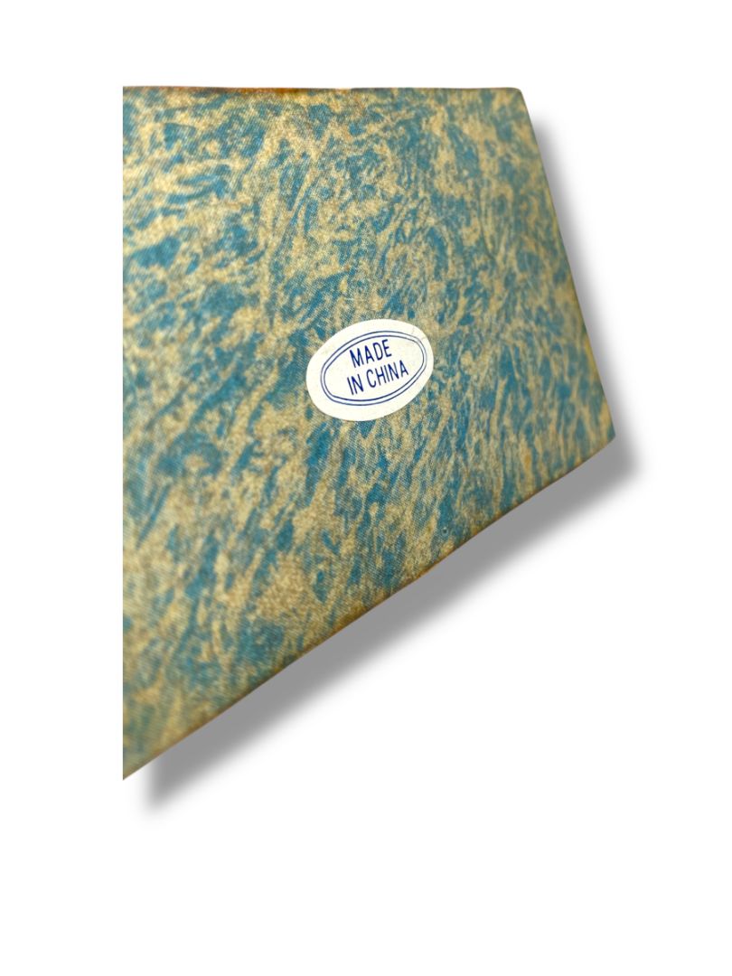 Vintage Wheat Straw Trinket Box Victorian House 3" x 4" x 2.25" New