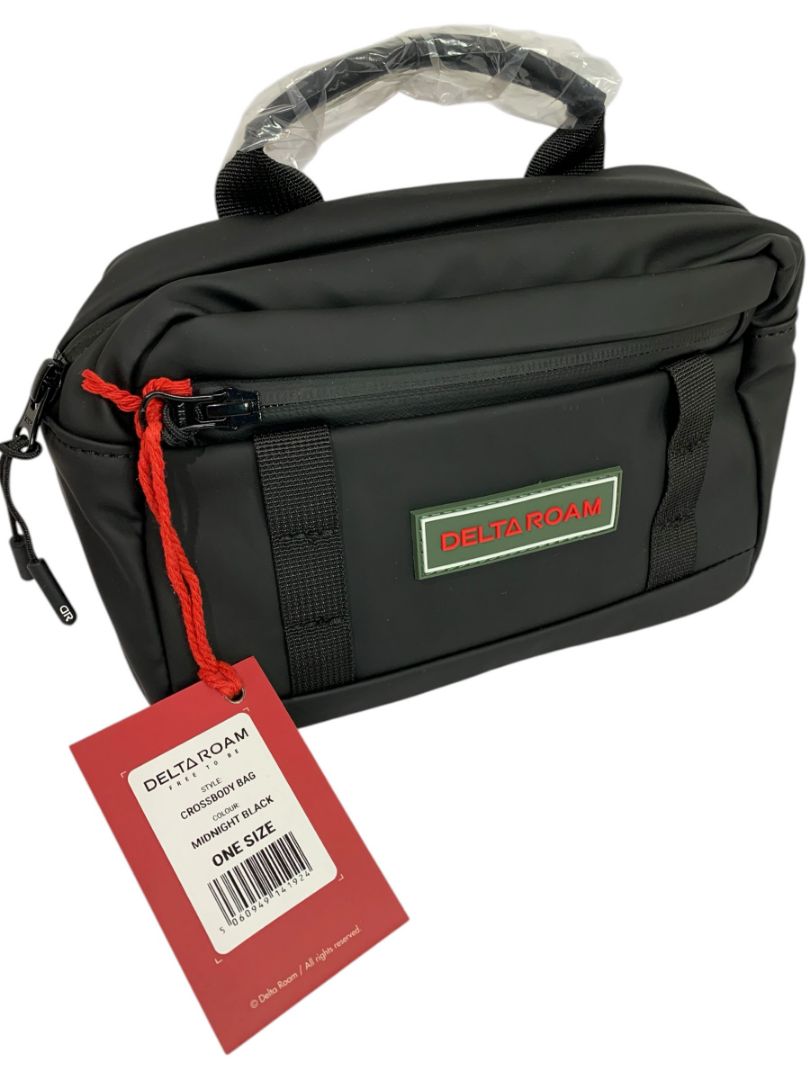 Delta Roam New Crossbody Bag Travel Midnight Black Waterproof