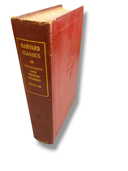 Harvard Classics 48 Thoughts and Minor Works Pascal 1910 Hardcover Book Collier & Son