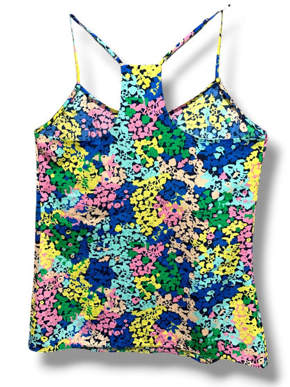 Size 2 J.Crew Womens Floral Cami Tank Style 58920 Shirt Racerback