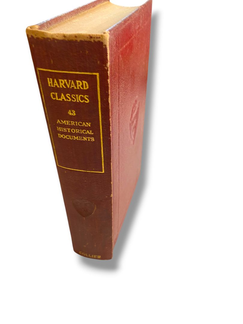 Harvard Classics 43 American Historical Documents 1910 Hardcover Book Collier & Son