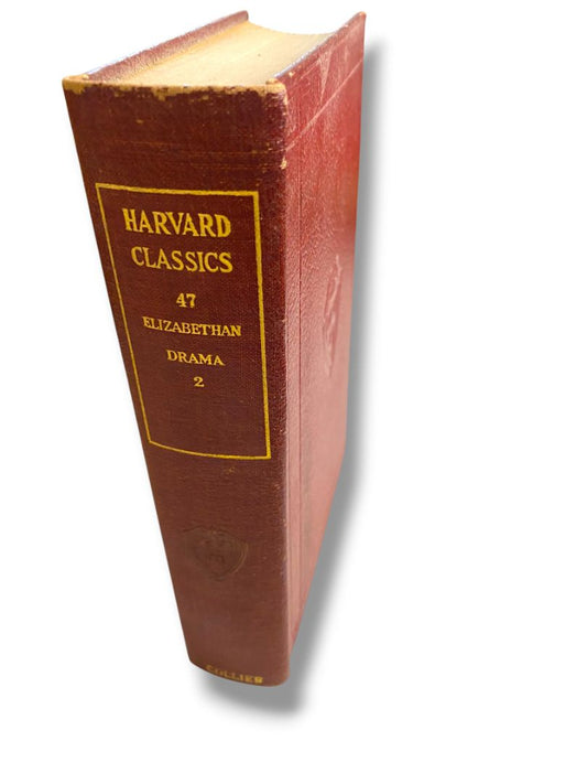 Harvard Classics 47 Elizabethan Drama 2 1910 Hardcover Book Collier & Son