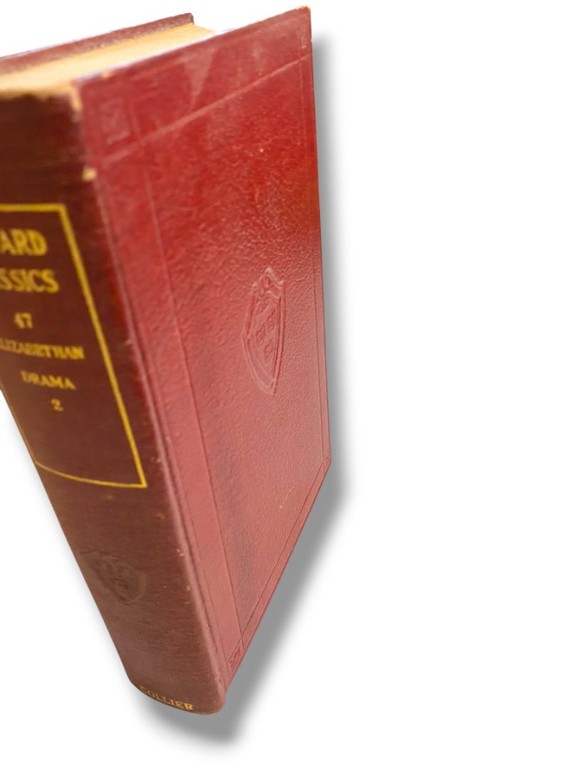 Harvard Classics 47 Elizabethan Drama 2 1910 Hardcover Book Collier & Son