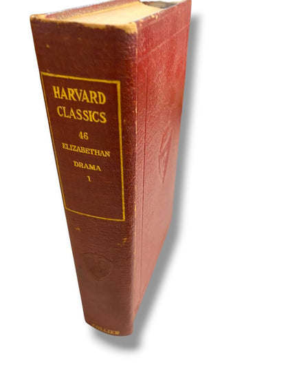 Harvard Classics 46 Elizabethan Drama 1 1910 Hardcover Book Collier & Son