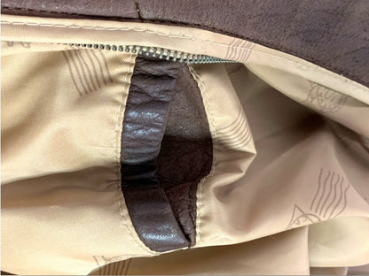 Large Adventure Bound Mens Leather Bomber Jacket Vintage Worn