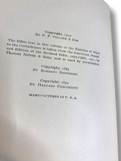 Harvard Classics 45 Sacred Writings 2 1910 Hardcover Book Collier & Son