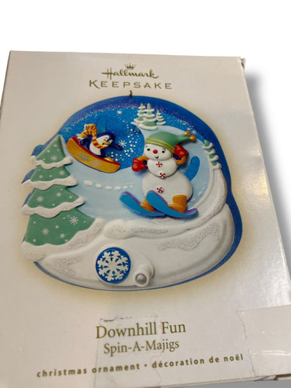 Hallmark Keepsake Ornament Downhill Fun Movement QP11124