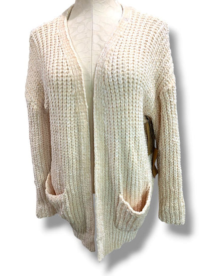 Medium The Nu Vintage Womens New Cardigan Sweater Soft Chenille