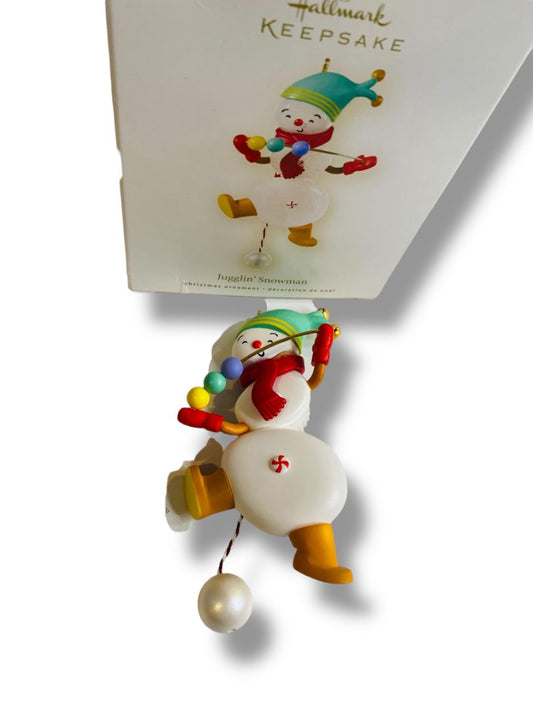 Hallmark Keepsake Ornament Jugglin Snowman QHF3041