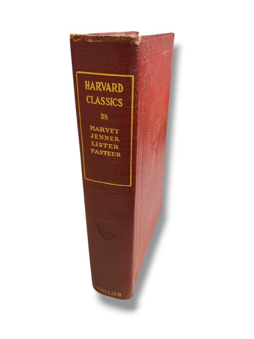 Harvard Classics 38 Harvey Jenner Lister Pasteur 1910 Hardcover Book Collier & Son