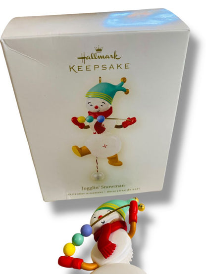 Hallmark Keepsake Ornament Jugglin Snowman QHF3041