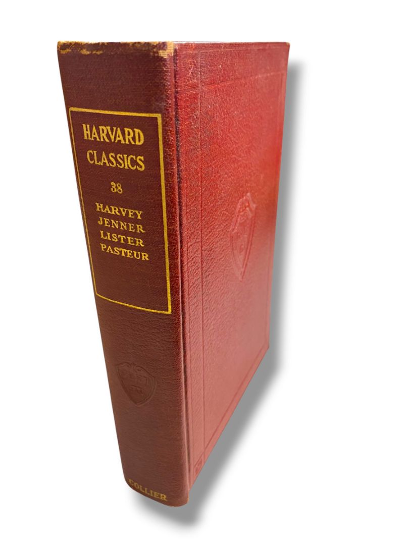 Harvard Classics 38 Harvey Jenner Lister Pasteur 1910 Hardcover Book Collier & Son