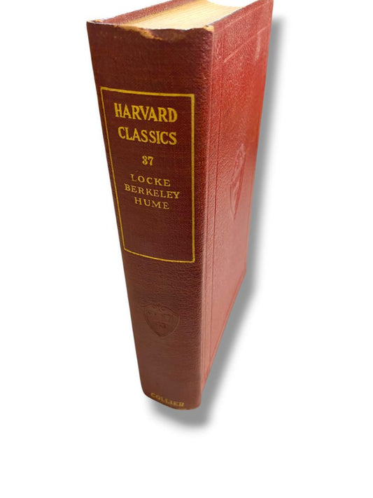 Harvard Classics 37 Locke Berkeley Hume 1910 Hardcover Book Collier & Son