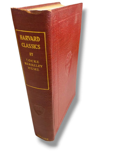 Harvard Classics 37 Locke Berkeley Hume 1910 Hardcover Book Collier & Son