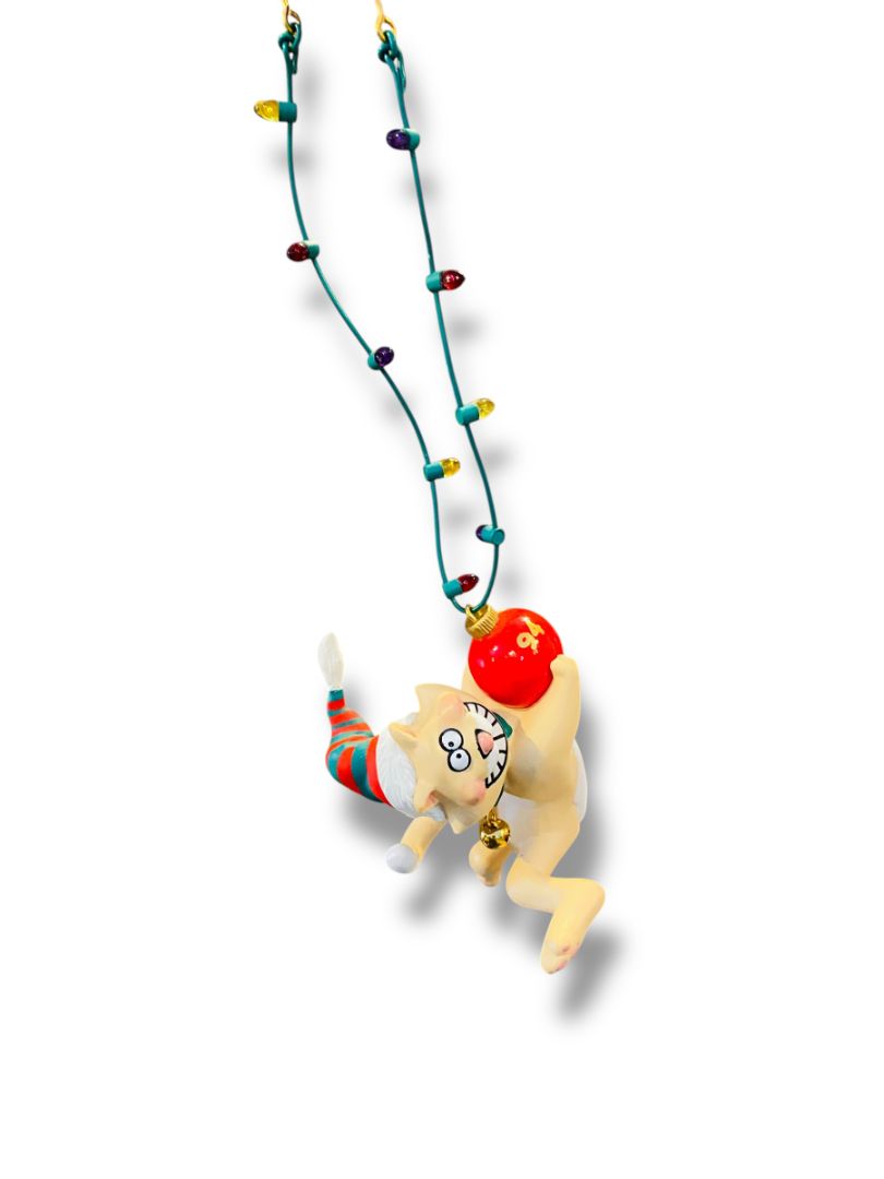 Hallmark Keepsake Oranament 1994 Stringer A Feline of Christmas