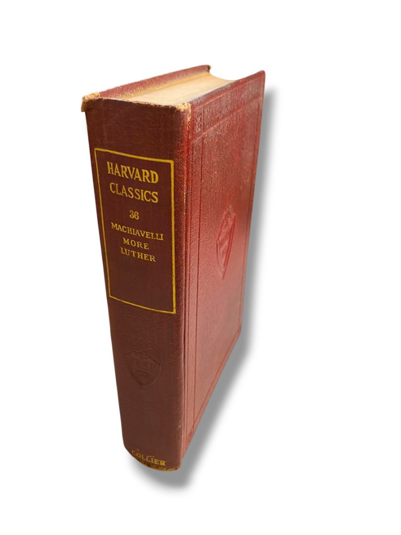 Harvard Classics 36 Machiavelli More Luther 1910 Hardcover Book Collier & Son