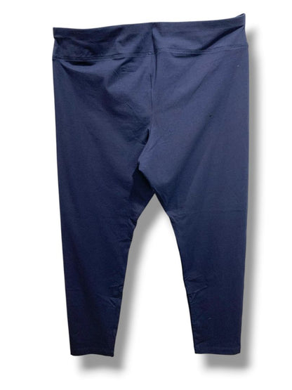Size XXL (20) Time and Tru New Womens Dark Navy Blue Leggings High Rise