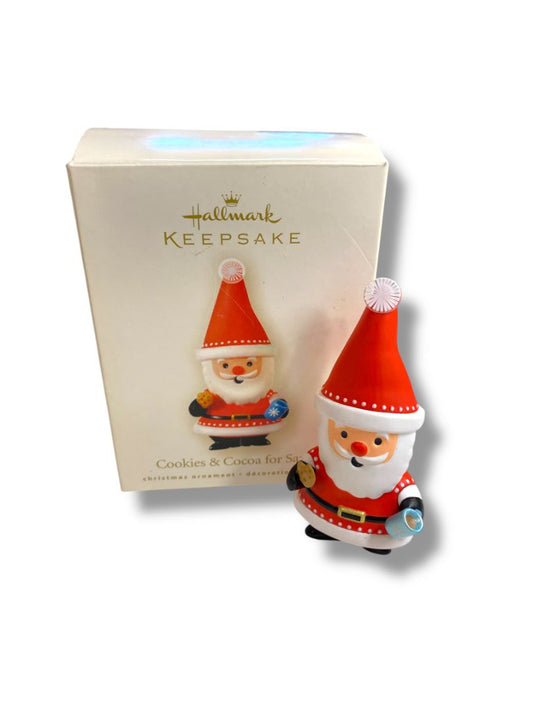 Hallmark Keepsake Ornament Cookies & Cocoa for Santa Christmas LPR3394