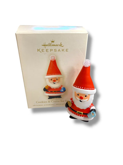 Hallmark Keepsake Ornament Cookies & Cocoa for Santa Christmas LPR3394