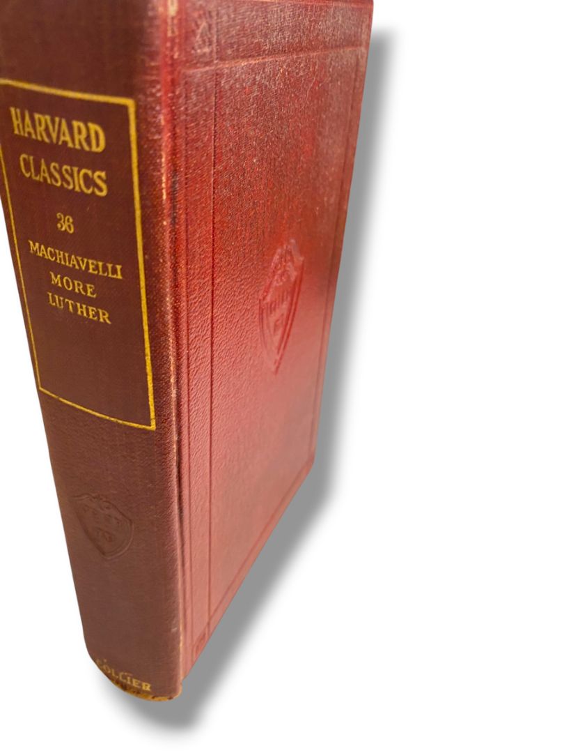 Harvard Classics 36 Machiavelli More Luther 1910 Hardcover Book Collier & Son