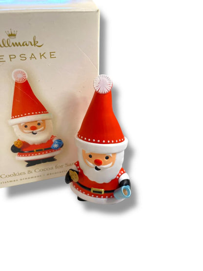 Hallmark Keepsake Ornament Cookies & Cocoa for Santa Christmas LPR3394