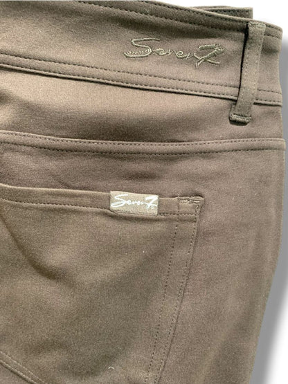 Size 18 Seven 7 Womens New Brown Ponte Knit Skinny Pants