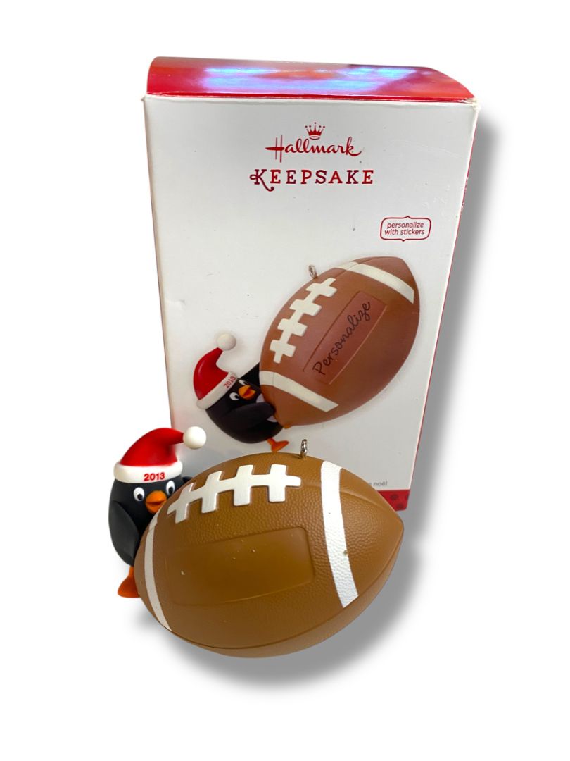 Hallmark Keepsake Ornament Christmas Tree Football Star Penguin QXG1045