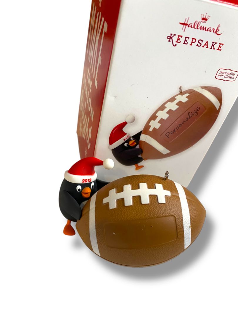Hallmark Keepsake Ornament Christmas Tree Football Star Penguin QXG1045