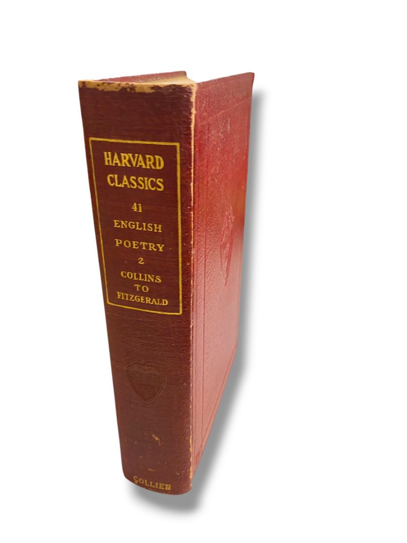 Harvard Classics 41 English Poetry 2 1910 Hardcover Book Collier & Son
