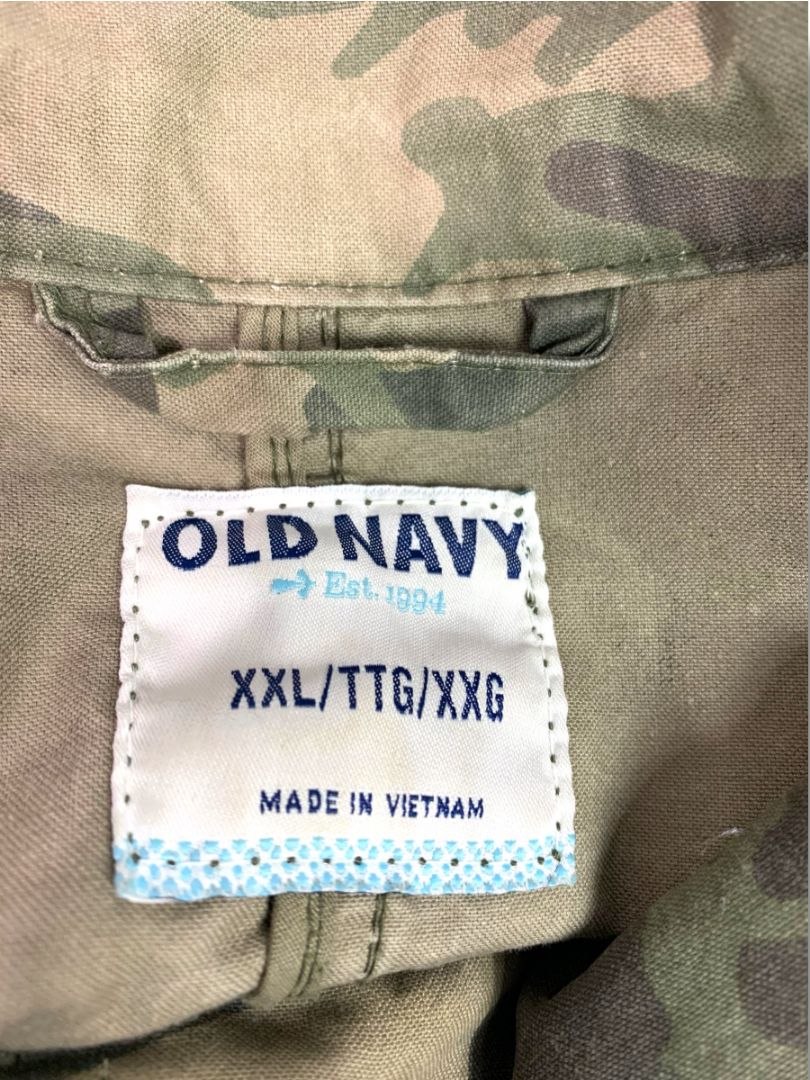 Size XXL Old Navy Womens Camo Anorak Field Jacket