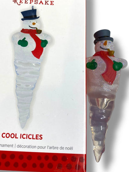 2013 Hallmark Keepsake Ornament Cool Icicles Snowman Christmas QX9195