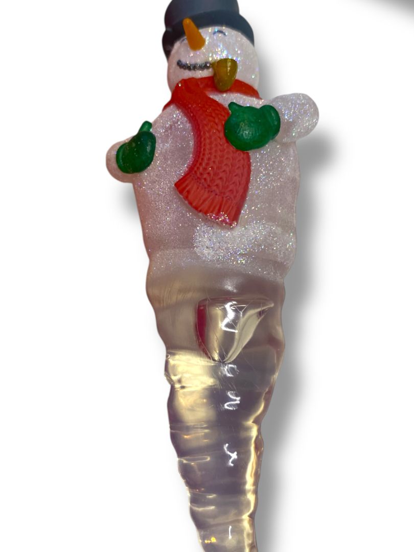 2013 Hallmark Keepsake Ornament Cool Icicles Snowman Christmas QX9195