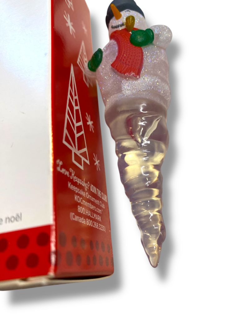 2013 Hallmark Keepsake Ornament Cool Icicles Snowman Christmas QX9195