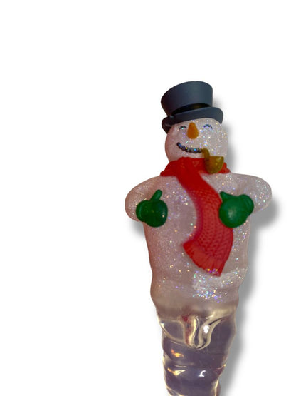 2013 Hallmark Keepsake Ornament Cool Icicles Snowman Christmas QX9195