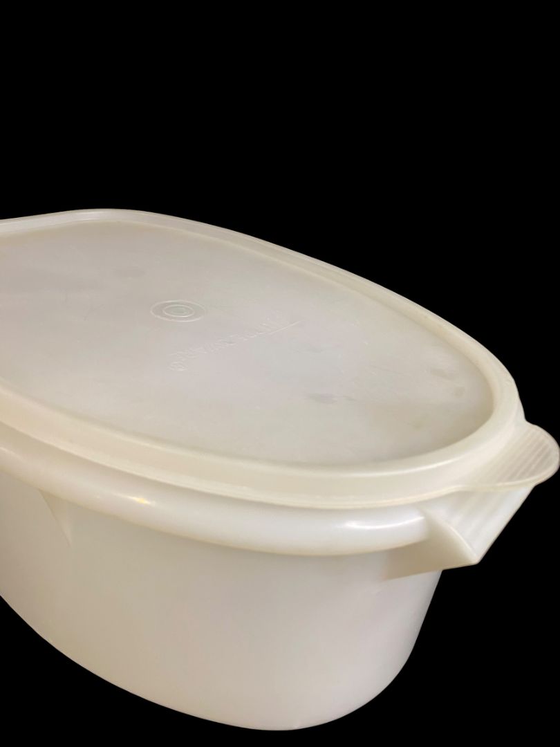 Vintage Tupperware Flavor Savor Ham Roast Keeper 487-5 with Lid 488-4