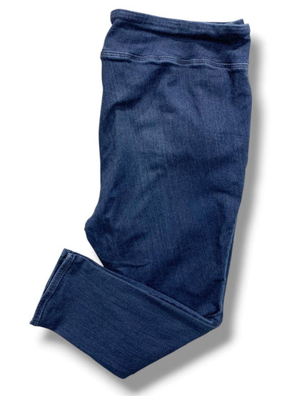 Size 22WP Belle by Kim Gravel Womens Pull On Jeans Petite Stretch Denim
