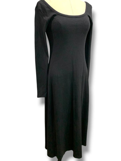 Medium Old Navy Long Ribbed Knit Fitted Scoop Neck Dress