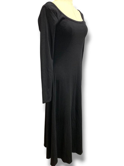 Medium Old Navy Long Ribbed Knit Fitted Scoop Neck Dress
