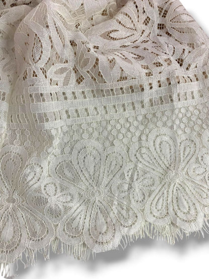 Medium Lulus New Ivory Lace Jumpsuit Sleeveless Womens